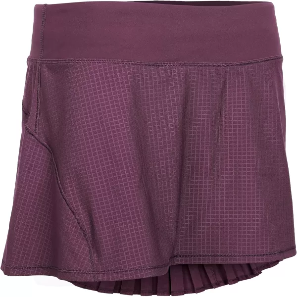 CRZ YOGA Womens Quick Dry Pleated Tennis Skirts Mid Waisted Cute Athletic Workout Running Sports Golf Skorts VolleyballArctic Plum Jacquard