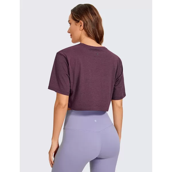 CRZ YOGA womens CasualEggplant Heather