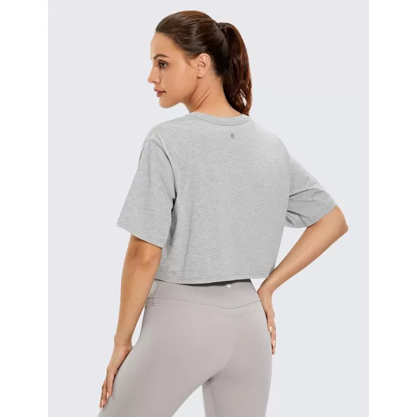 CRZ YOGA womens CasualHeathered Medium Grey