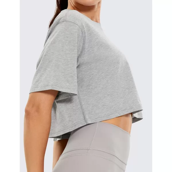 CRZ YOGA womens CasualHeathered Medium Grey