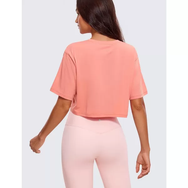 CRZ YOGA womens CasualPeach Pink