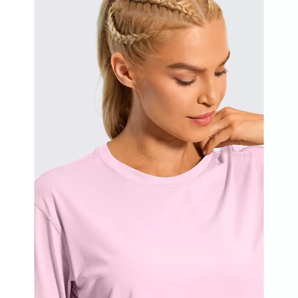 CRZ YOGA womens CasualPink Peony