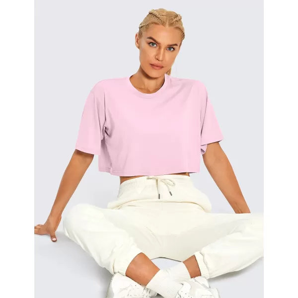 CRZ YOGA womens CasualPink Peony