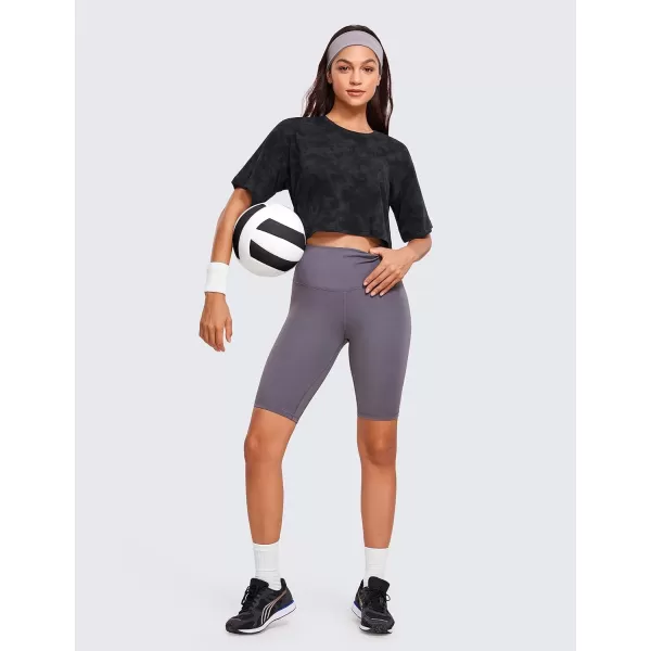 CRZ YOGA womens CasualTie Dye Smoke Ink