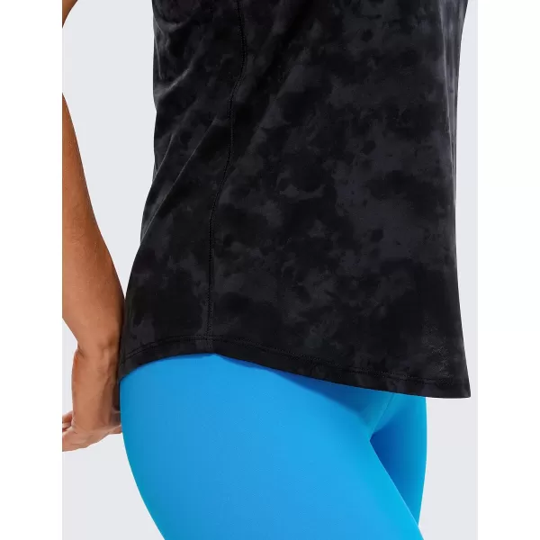 CRZ YOGA womens ClassicTie Dye Smoke Ink