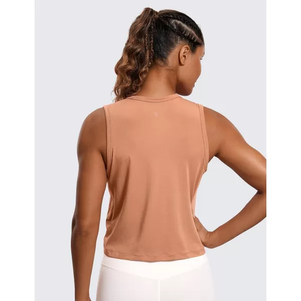 CRZ YOGA womens CroppedMocha Mousse