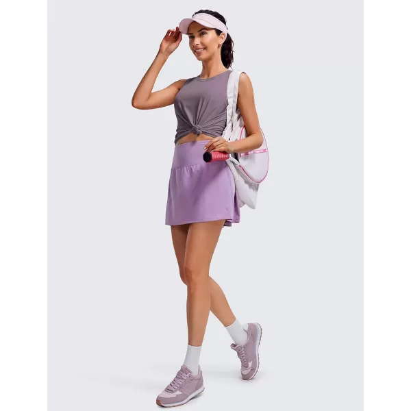 CRZ YOGA womens CroppedPurple Gray