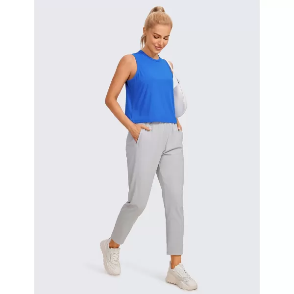 CRZ YOGA womens CroppedStrong Blue