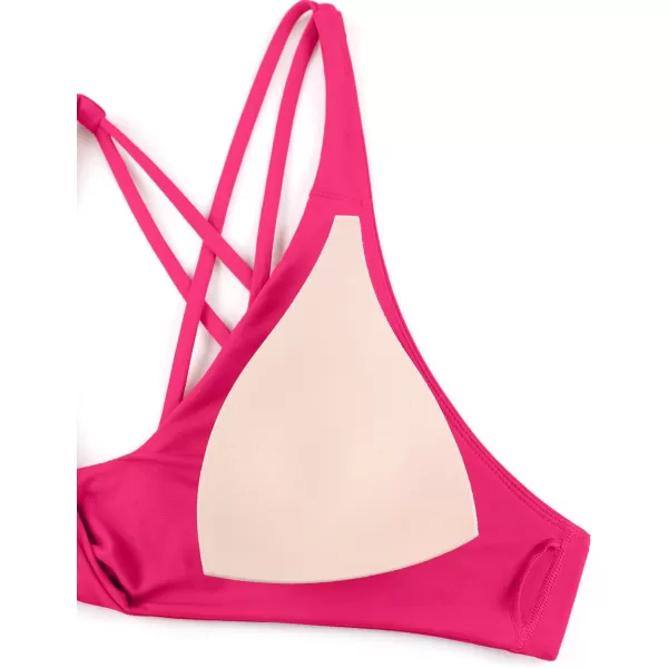 CRZ YOGA womens PaddedGranita Pink