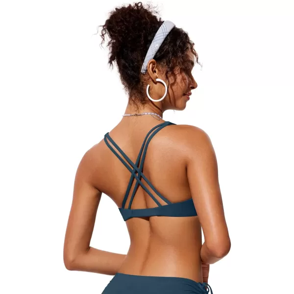 CRZ YOGA womens PaddedInsignia Blue