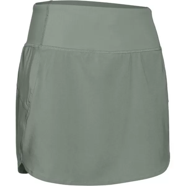 CRZ YOGA A Line Golf Skirts for Women High Waisted Split Hem Tennis Casual Skirt Shorts with ZipperGrey Sage