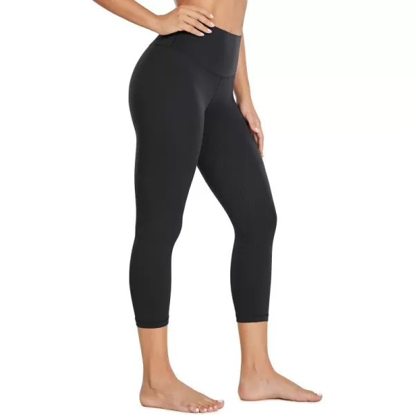 CRZ YOGA Butterluxe High Waisted Capris Workout Leggings for Women 21  Lounge Leggings Buttery Soft Yoga PantsBlack