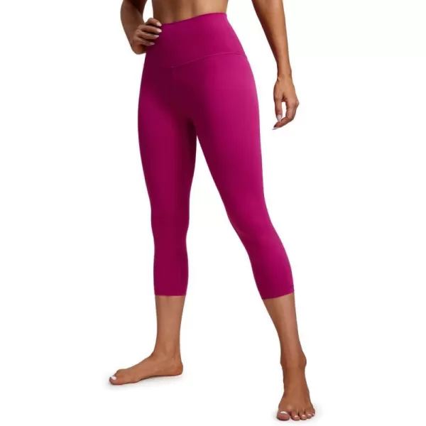 CRZ YOGA Butterluxe High Waisted Capris Workout Leggings for Women 21  Lounge Leggings Buttery Soft Yoga PantsMagenta Purple