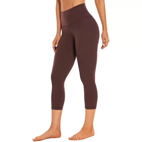 CRZ YOGA Butterluxe High Waisted Capris Workout Leggings for Women 21  Lounge Leggings Buttery Soft Yoga PantsTaupe