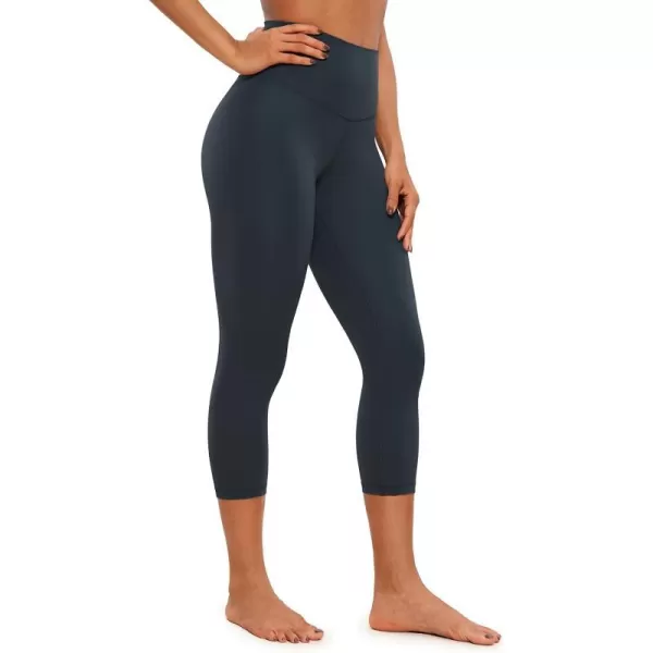 CRZ YOGA Butterluxe High Waisted Capris Workout Leggings for Women 21  Lounge Leggings Buttery Soft Yoga PantsTrue Navy