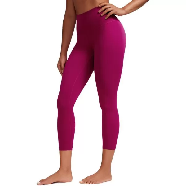 CRZ YOGA Butterluxe High Waisted Capris Workout Leggings for Women 23  Lounge Leggings Buttery Soft Yoga PantsMagenta Purple