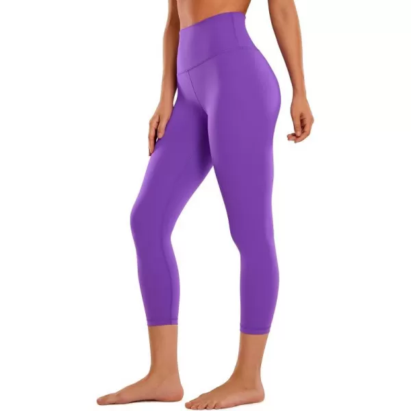 CRZ YOGA Butterluxe High Waisted Capris Workout Leggings for Women 23  Lounge Leggings Buttery Soft Yoga PantsRoyal Lilac