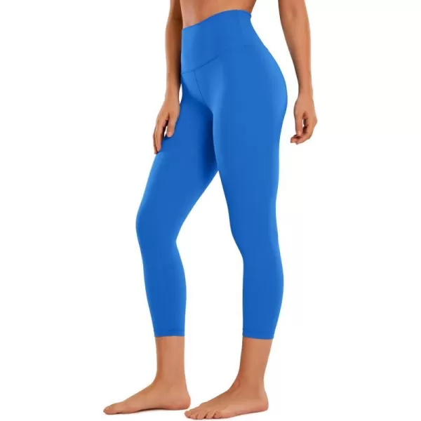 CRZ YOGA Butterluxe High Waisted Capris Workout Leggings for Women 23  Lounge Leggings Buttery Soft Yoga PantsSparkle Blue