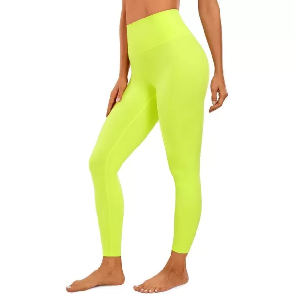 CRZ YOGA Butterluxe High Waisted Lounge Legging 25  Workout Leggings for Women Buttery Soft Yoga PantsNeon Yellow