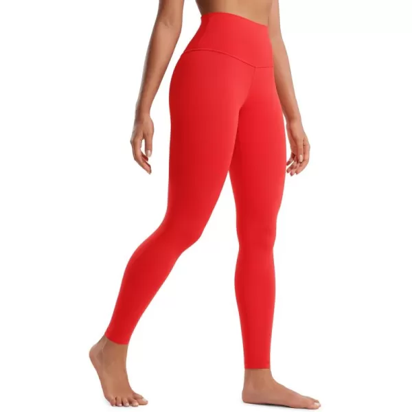 CRZ YOGA Butterluxe High Waisted Lounge Legging 28  Workout Leggings for Women Buttery Soft Yoga PantsDeep Red