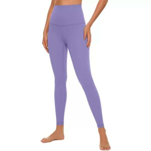 CRZ YOGA Super High Waisted Butterluxe Workout Leggings 25 28  Over Belly Buttery Soft Full Length Yoga Pants for WomenDark Lavender Purple