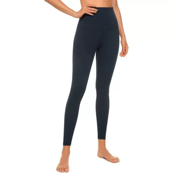 CRZ YOGA Super High Waisted Butterluxe Workout Leggings 25 28  Over Belly Buttery Soft Full Length Yoga Pants for WomenTrue Navy