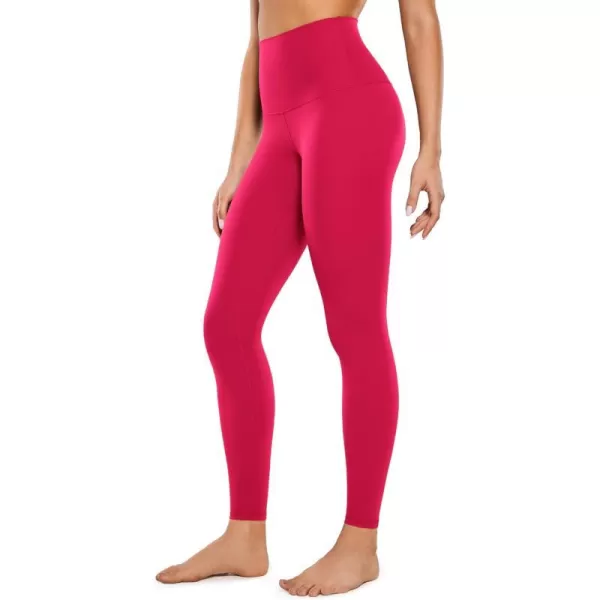 CRZ YOGA Super High Waisted Butterluxe Workout Leggings 25 28  Over Belly Buttery Soft Full Length Yoga Pants for WomenViva Magenta