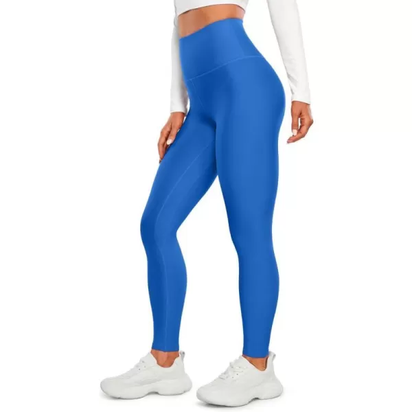 CRZ YOGA Thermal Fleece Lined Leggings Women 28  Winter Warm Workout Hiking Pants High Waisted Yoga Tights Full LengthSparkle Blue