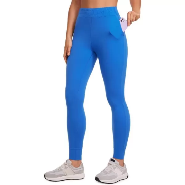 CRZ YOGA Womens Butterluxe High Waisted Joggers 27 Inches  Buttery Soft Lounge Yoga Pants with Pockets Workout LeggingsSparkle Blue