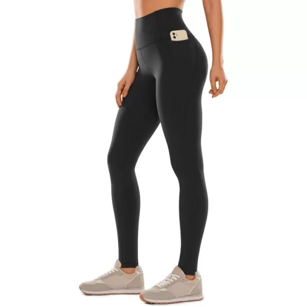 CRZ YOGA Womens Butterluxe High Waisted Workout Leggings 31 Inches  Athletic Gym Yoga Pants with Pockets Buttery SoftBlack