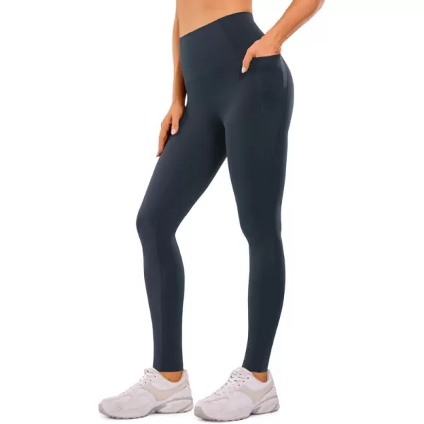 CRZ YOGA Womens Butterluxe High Waisted Workout Leggings 31 Inches  Athletic Gym Yoga Pants with Pockets Buttery SoftTrue Navy