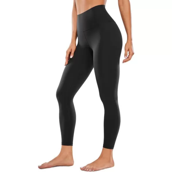 CRZ YOGA Womens Butterluxe High Waisted Yoga Leggings 25  28  Double Seamed Buttery Soft Comfy Athletic Gym Workout PantsBlack