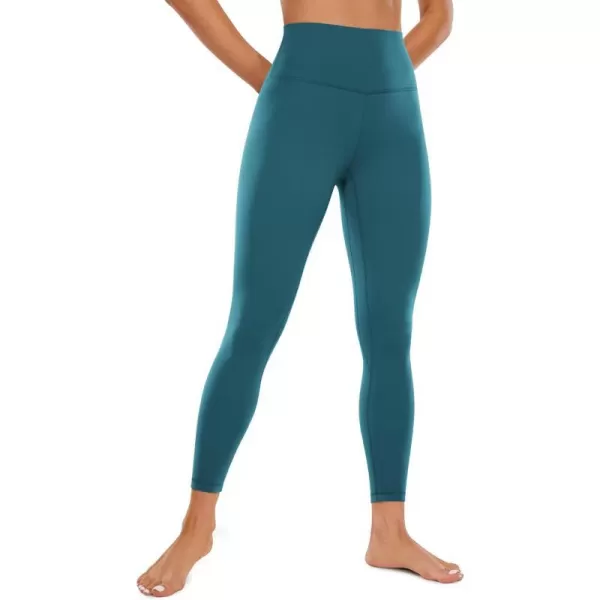 CRZ YOGA Womens Butterluxe High Waisted Yoga Leggings 25  28  Double Seamed Buttery Soft Comfy Athletic Gym Workout PantsBorealis Green