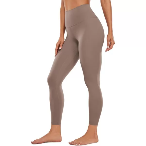 CRZ YOGA Womens Butterluxe High Waisted Yoga Leggings 25  28  Double Seamed Buttery Soft Comfy Athletic Gym Workout PantsBrown Purple