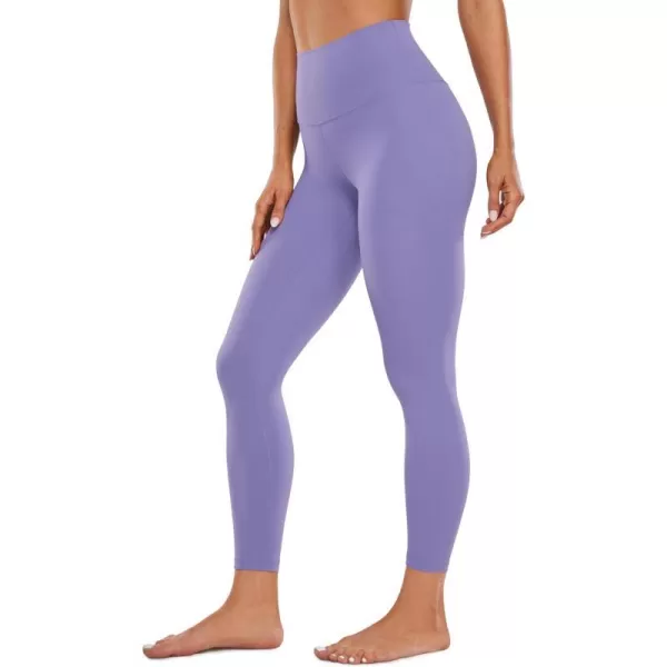 CRZ YOGA Womens Butterluxe High Waisted Yoga Leggings 25  28  Double Seamed Buttery Soft Comfy Athletic Gym Workout PantsDark Lavender Purple