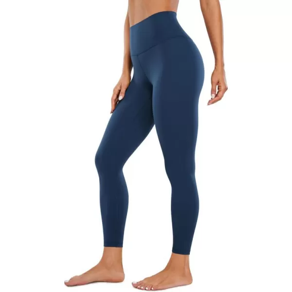 CRZ YOGA Womens Butterluxe High Waisted Yoga Leggings 25  28  Double Seamed Buttery Soft Comfy Athletic Gym Workout PantsFrench Navy