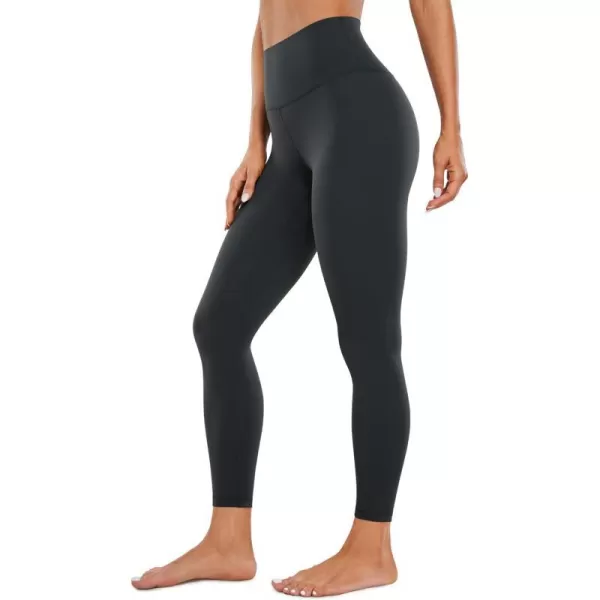 CRZ YOGA Womens Butterluxe High Waisted Yoga Leggings 25  28  Double Seamed Buttery Soft Comfy Athletic Gym Workout PantsMelanite