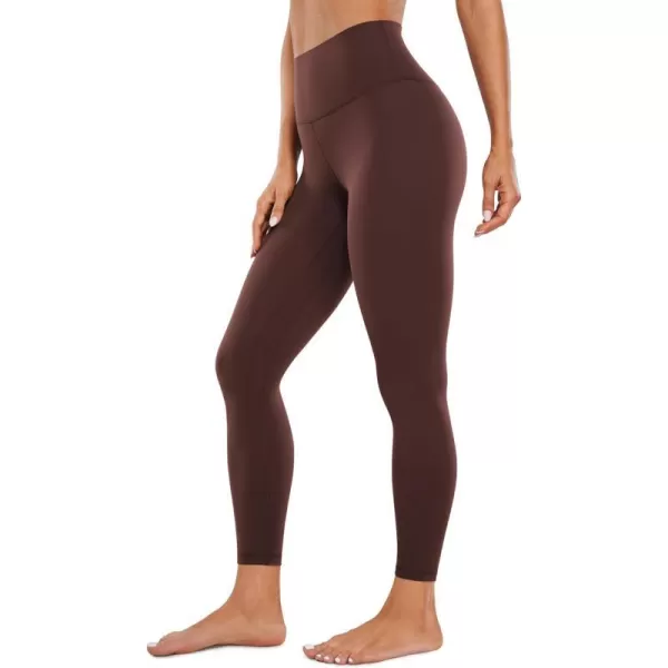 CRZ YOGA Womens Butterluxe High Waisted Yoga Leggings 25  28  Double Seamed Buttery Soft Comfy Athletic Gym Workout PantsTaupe