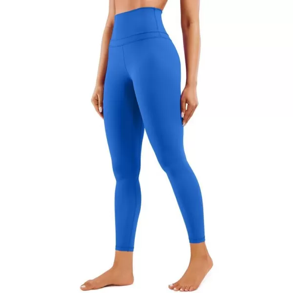 CRZ YOGA Womens Naked Feeling Workout 78 Yoga Leggings  25 Inches High Waist Tight PantsRegular Sparkle Blue