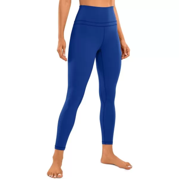 CRZ YOGA Womens Naked Feeling Workout 78 Yoga Leggings  25 Inches High Waist Tight PantsWaves Blue