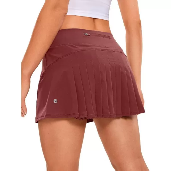 CRZ YOGA Womens Quick Dry Pleated Tennis Skirts Mid Waisted Cute Athletic Workout Running Sports Golf Skorts VolleyballSavannah