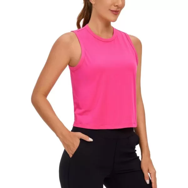 CRZ YOGA womens CroppedSonic Pink