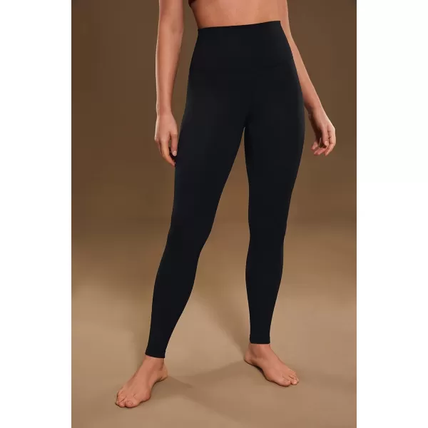 CRZ YOGA Air Feeling High Waisted Leggings for Women 2528  Warm Thick Workout Leggings Buttery Soft Yoga Pants Lounge25 inches Black