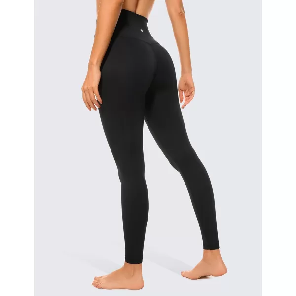 CRZ YOGA Air Feeling High Waisted Leggings for Women 2528  Warm Thick Workout Leggings Buttery Soft Yoga Pants Lounge25 inches Black