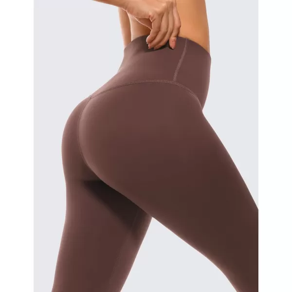 CRZ YOGA Air Feeling High Waisted Leggings for Women 2528  Warm Thick Workout Leggings Buttery Soft Yoga Pants Lounge25 inches Taupe