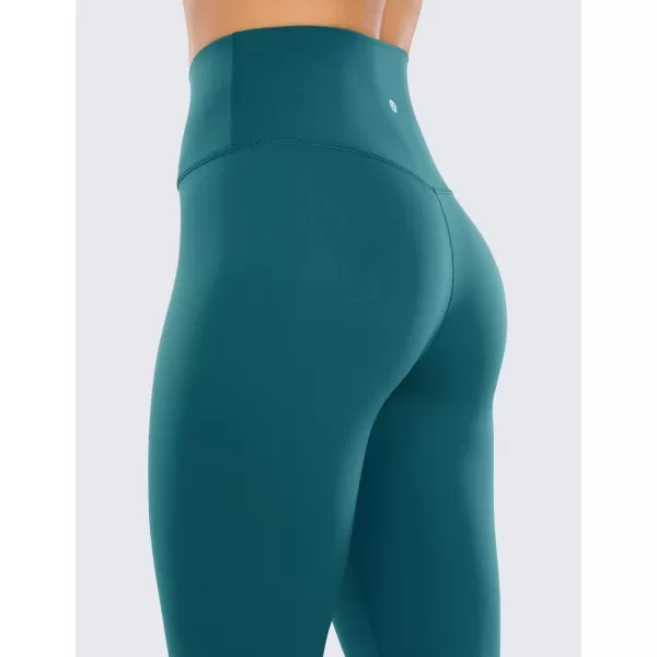 CRZ YOGA Air Feeling High Waisted Leggings for Women 2528  Warm Thick Workout Leggings Buttery Soft Yoga Pants Lounge28 inches Green Jade