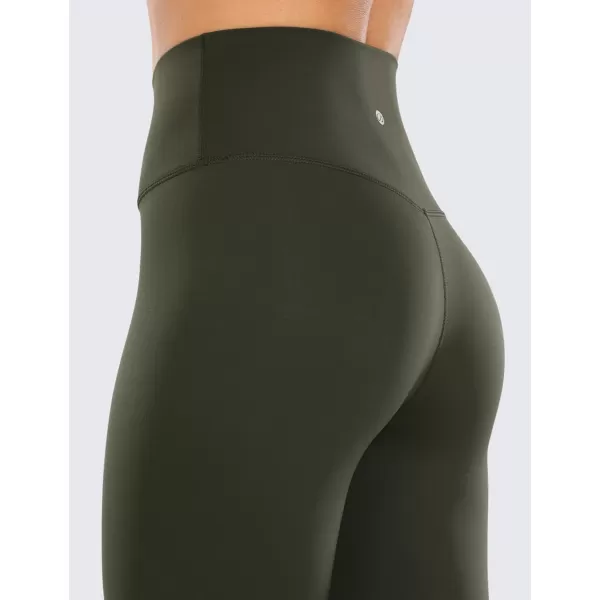 CRZ YOGA Air Feeling High Waisted Leggings for Women 2528  Warm Thick Workout Leggings Buttery Soft Yoga Pants Lounge28 inches Olive Green