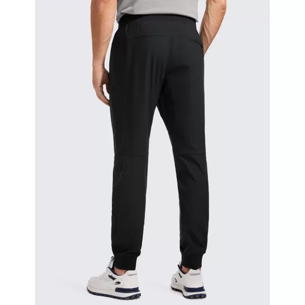 CRZ YOGA All Day Comfy Golf Joggers Pants for Men 30 Quick Dry Lightweight Stretch Work Casual Joggers with PocketsBlack