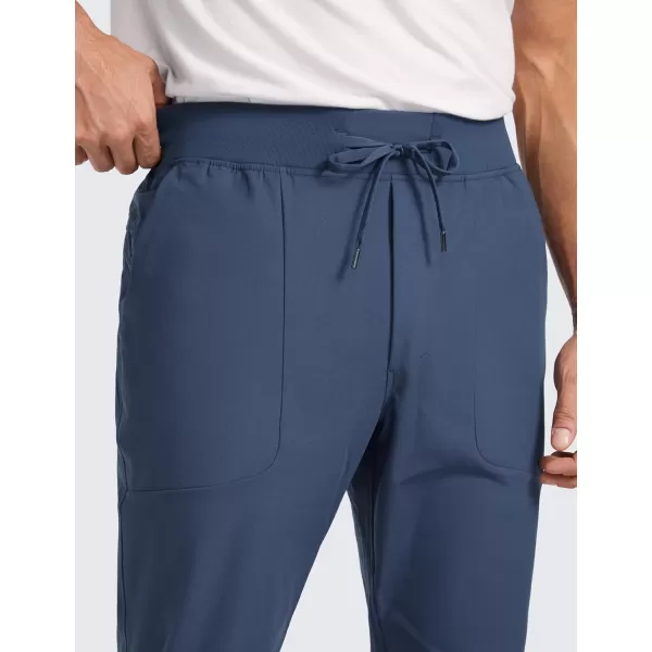 CRZ YOGA All Day Comfy Golf Joggers Pants for Men 30 Quick Dry Lightweight Stretch Work Casual Joggers with PocketsElectric Blue