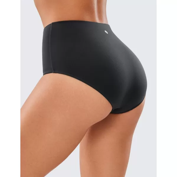 CRZ YOGA Butterluxe Booty Shorts for Women Full Coverage  High Waist Workout Panties Shorts Athletic Volleyball Gym RunningBlack